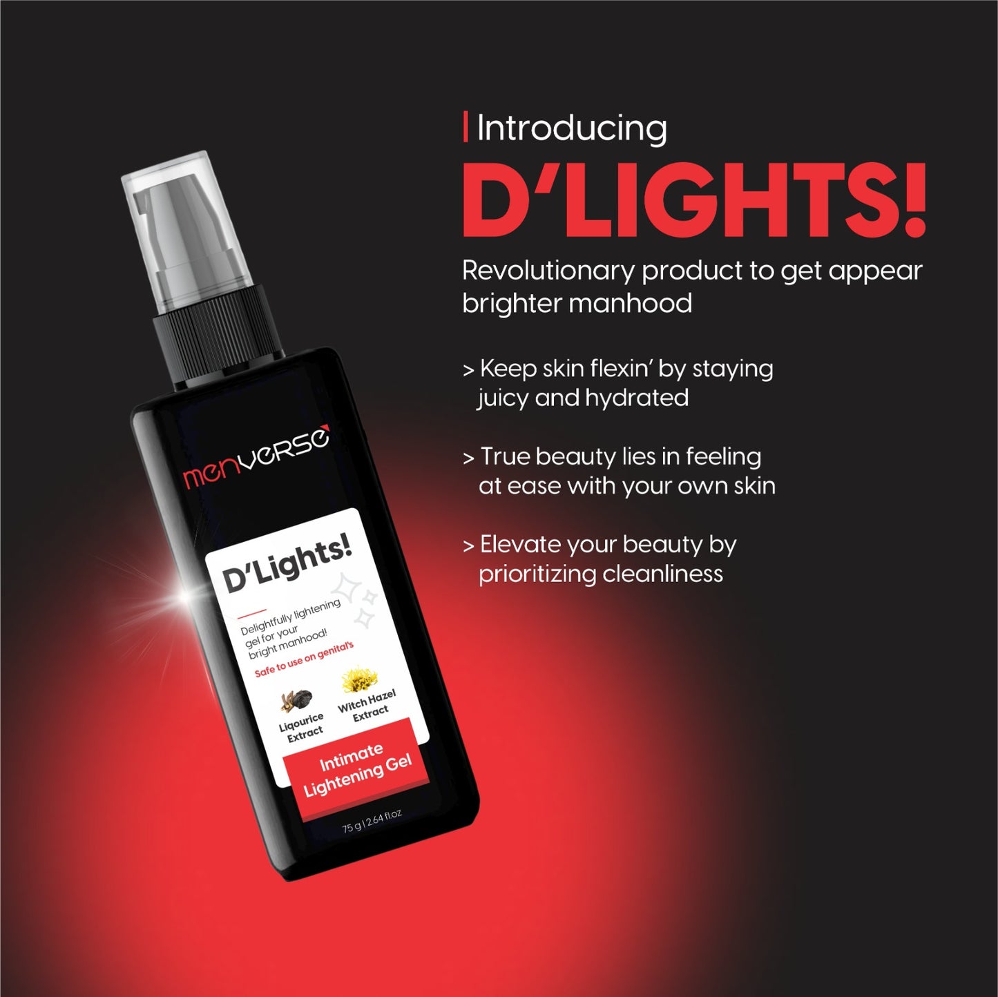 Menverse D’light/Intimate Lightening Gel