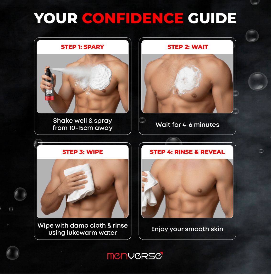 Menverse  Hair Removal Spray